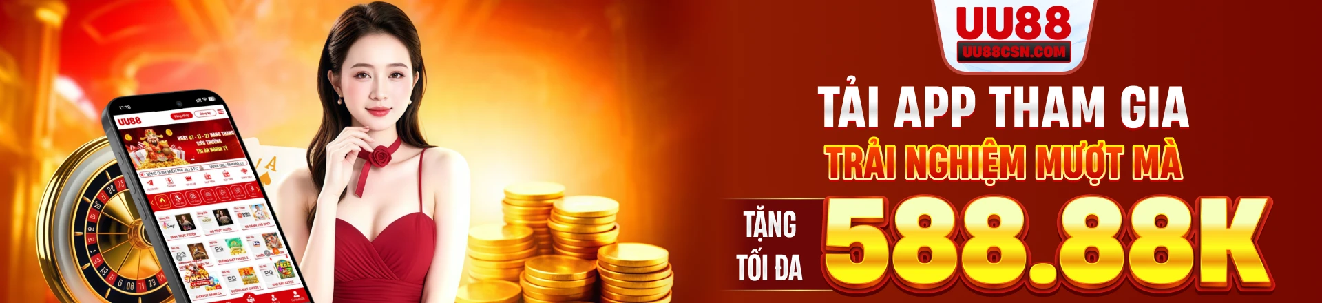Tải app tham gia nhận thưởng UU88